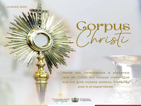 08 de junho: Corpus Christi